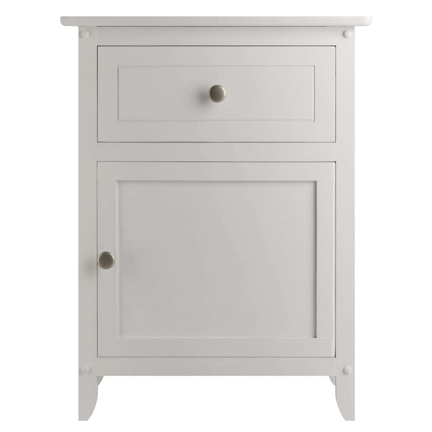 Eugene Accent Table, Nightstand, White