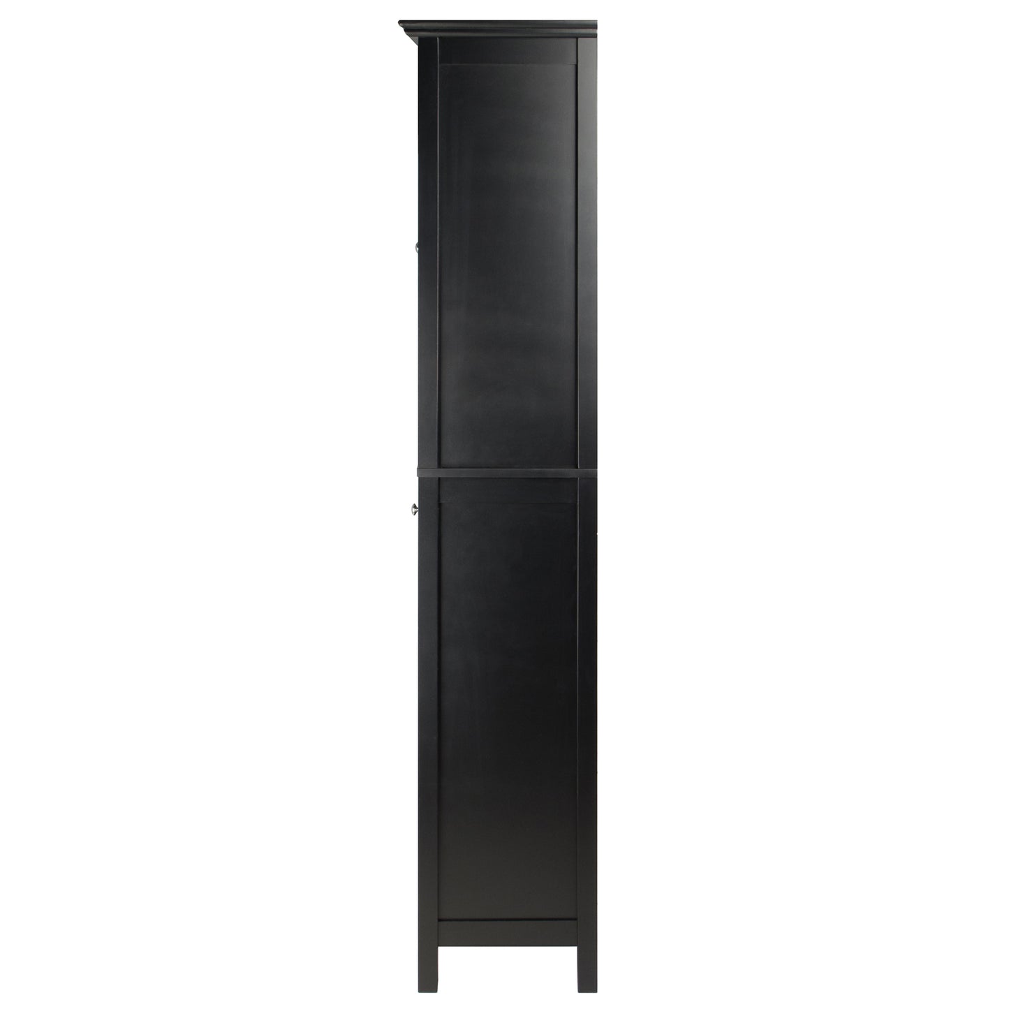 Burgundy Wine Display Tower, Black