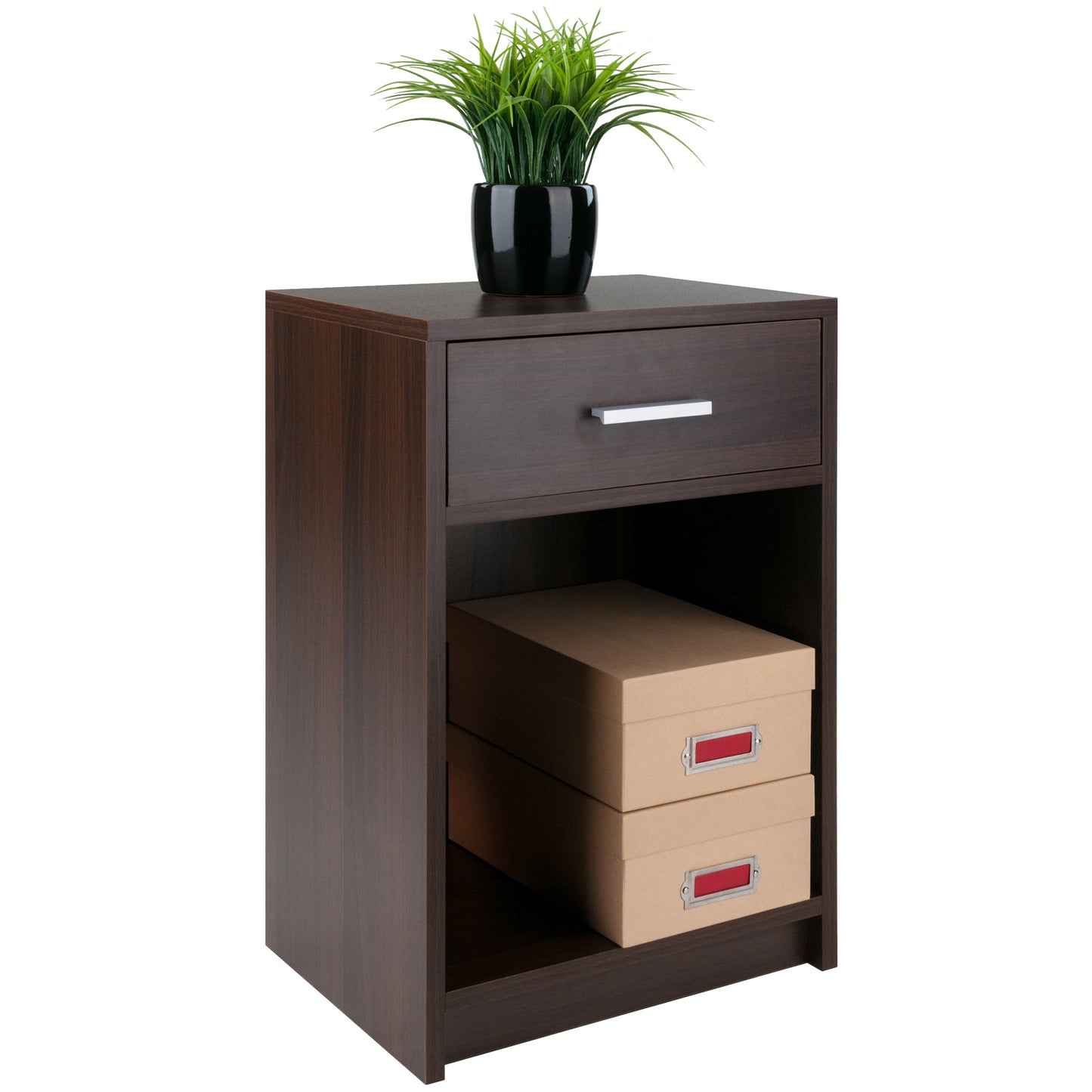 Rennick Accent Table, Nightstand, Cocoa