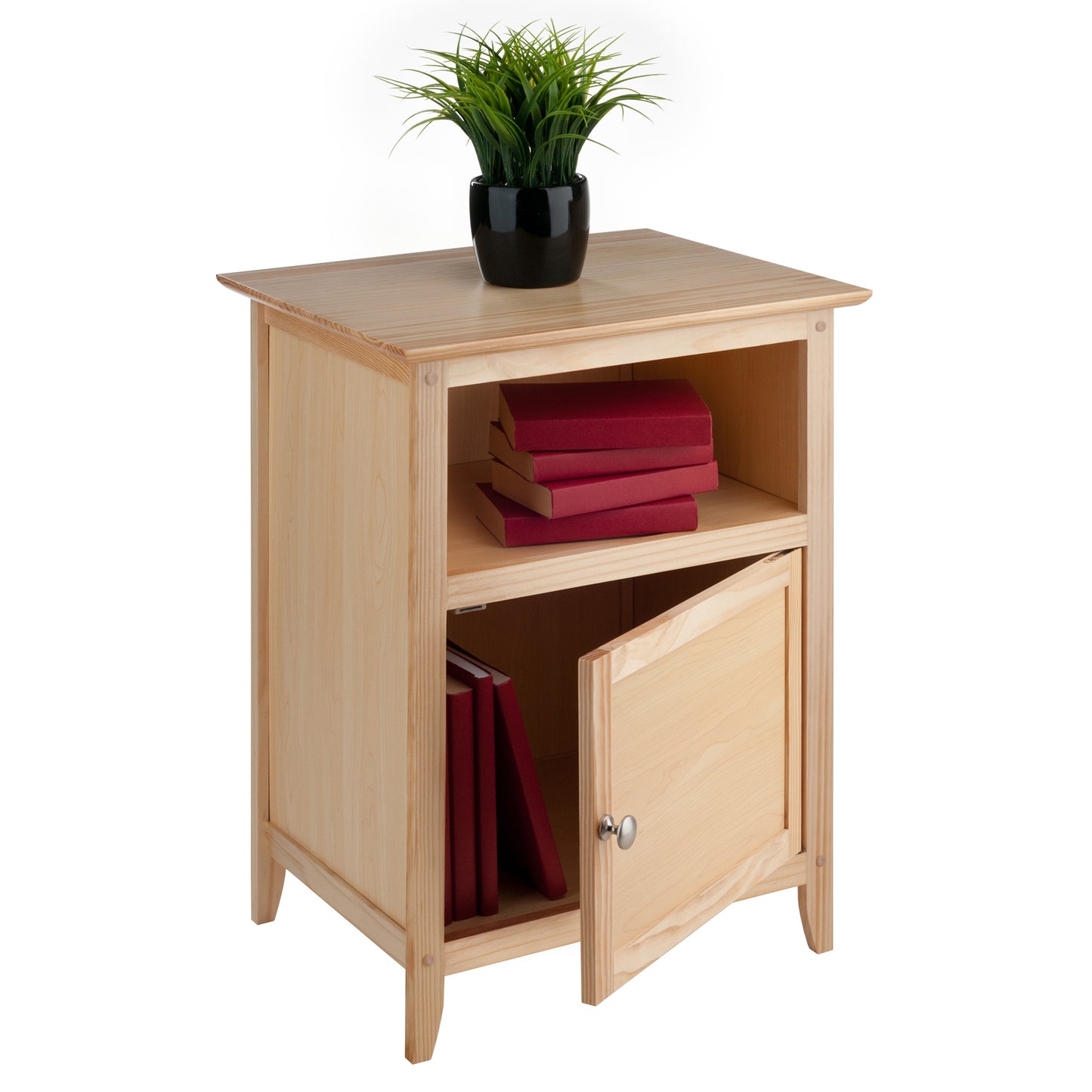 Henry Accent Table, Nightstand, Natural