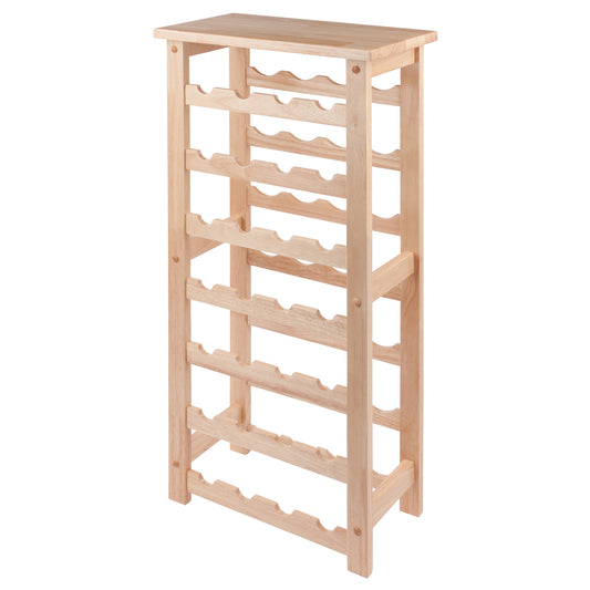 Napa 28-Bottle Wine Rack, Natural