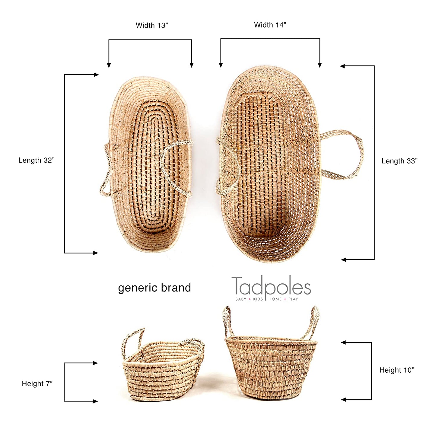 All Natural Organic Moses Basket