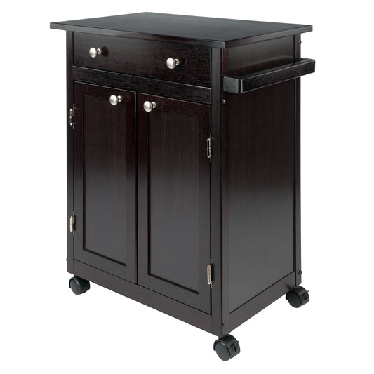 Savannah Utility Kitchen Cart, Espresso