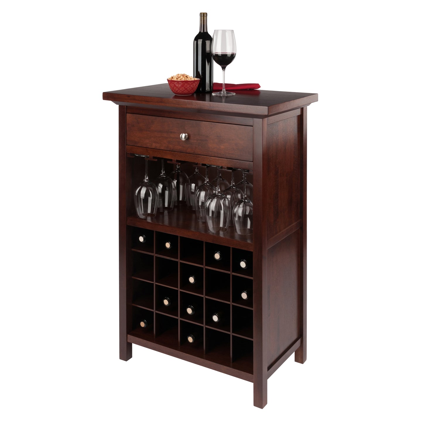 Chablis Wine Cabinet, Walnut