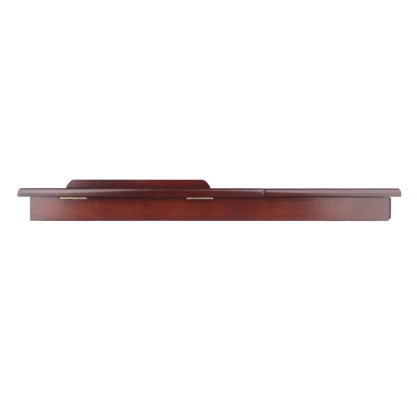 Alden Flip Top Desk, Tray with Drawer, Walnut