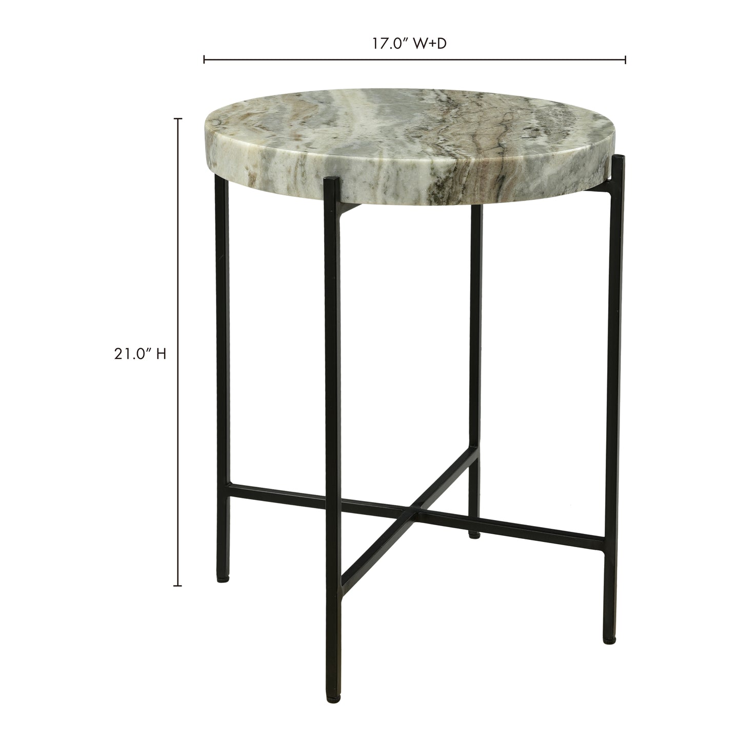 Cirque Accent Table Sand