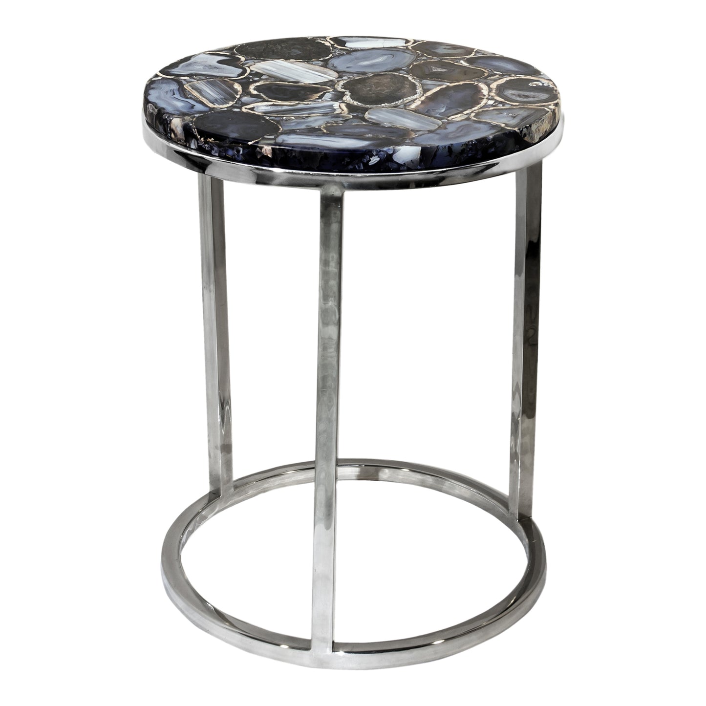 Shimmer Agate Accent Table