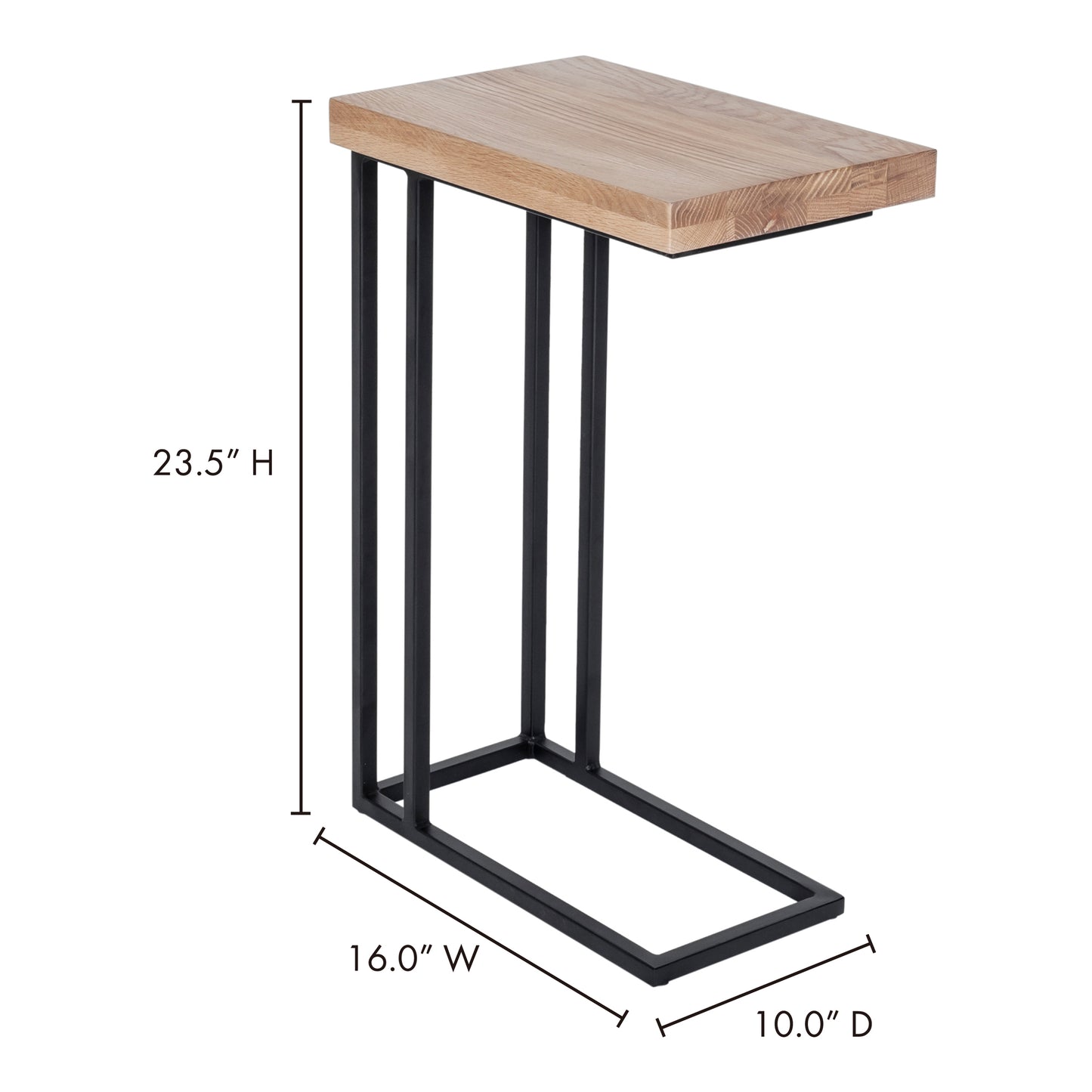 Mila C Shape Side Table